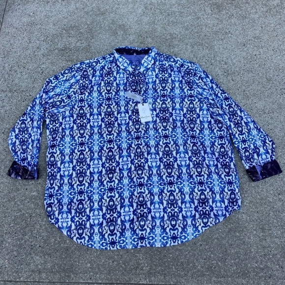 Robert Graham Wadlport Oriental Dragon Print Shirt 4XL - Picture 11 of 12